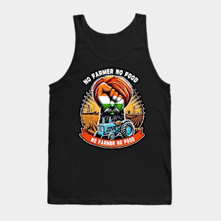 No Farmer, No Food Tank Top